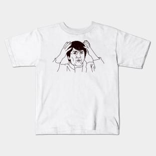 Jackie Chan Confused Meme Kids T-Shirt